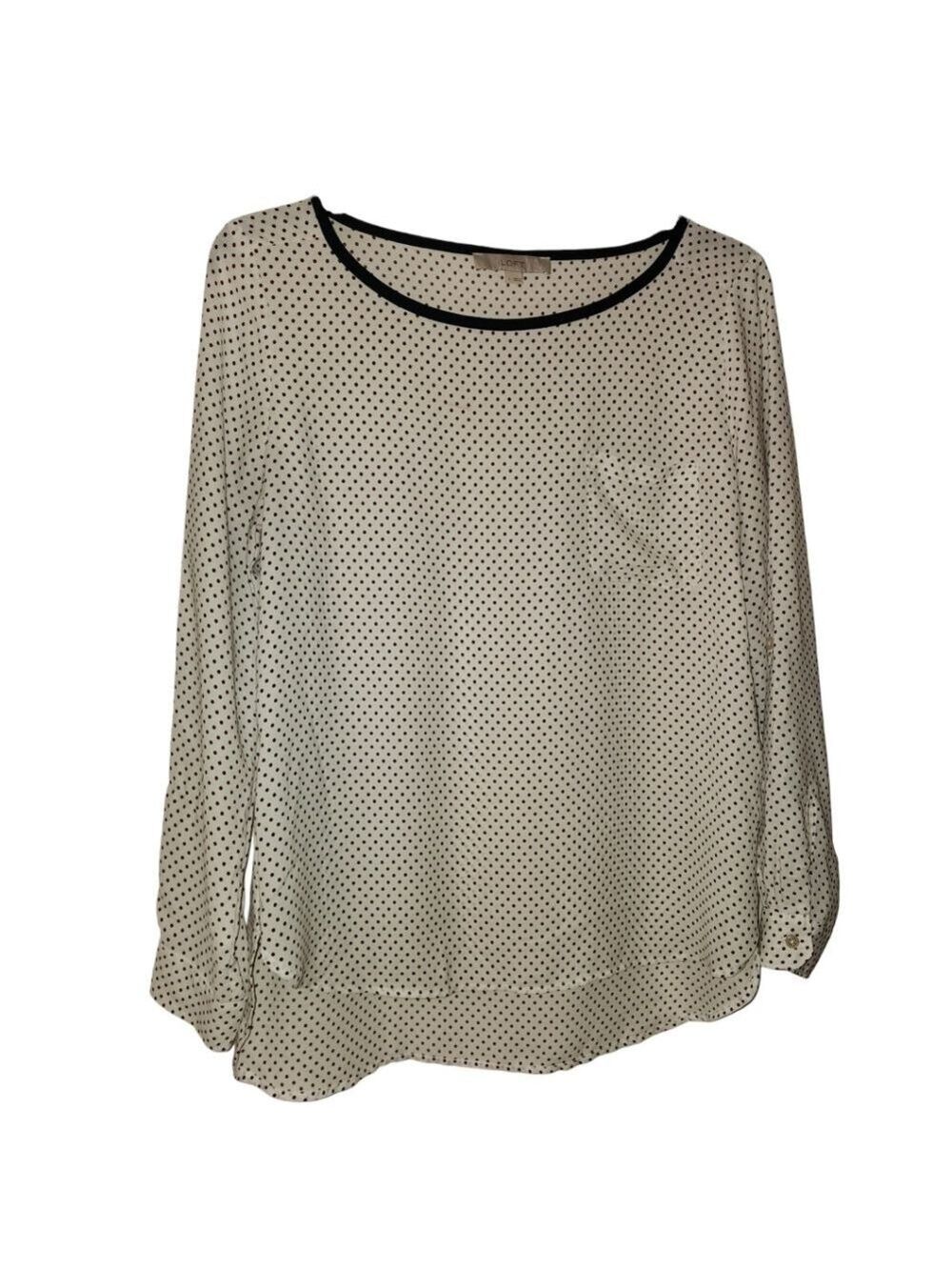 Ann Taylor Loft Long Sleeve Blouse Size Large